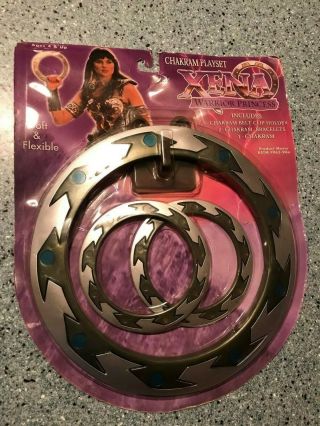 Xena Warrior Princess Chakram Playset With Belt Clip & Bracelets