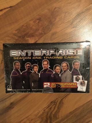 Star Trek Enterprise Season One Trading Card Hobby Box Rittenhouse 2002