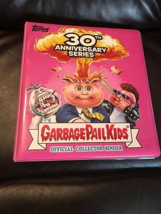 2015 Garbage Pail Kids Adam Bomb Rare 30th Anniversary Collector Edition Binder