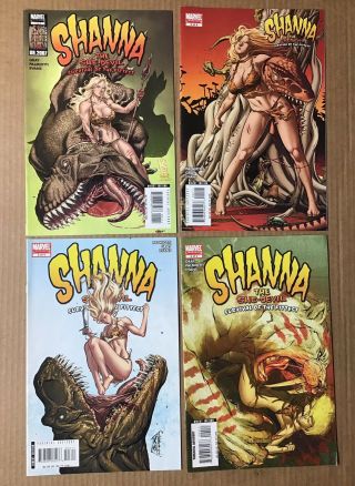 Shanna The She - Devil: Survival Of The Fittest 1 - 4 Complete Set Marvel Comics