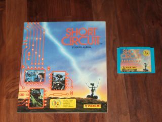 Short Circuit 1987 Complete Panini Sticker Album & Short Circuit Poster & More.