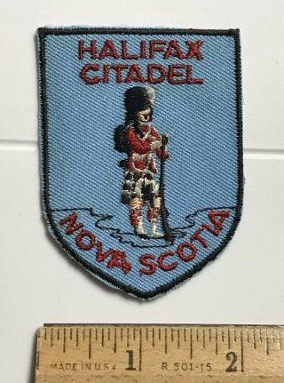 Halifax Citadel Nova Scotia Canada Canadian Souvenir Embroidered Patch Badge