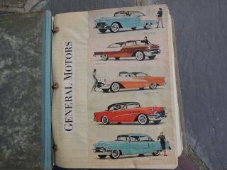 Vintage Auto Ads 1950s Car Automobile Scrapbook Paper Ephemera - 95 American