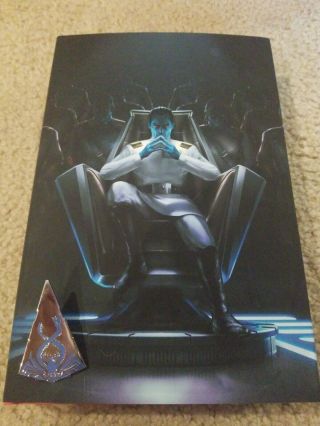 Sdcc 2019 Signed Star Wars Thrawn Treason Hardcover Book With Pin Exclusive