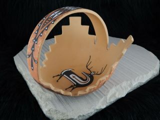 Zuni Pottery - Deldrick Cellicion - Zuni Handmade Pottery - Native American 4