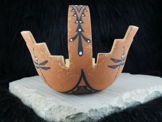 Zuni Pottery - Deldrick Cellicion - Zuni Handmade Pottery - Native American 6