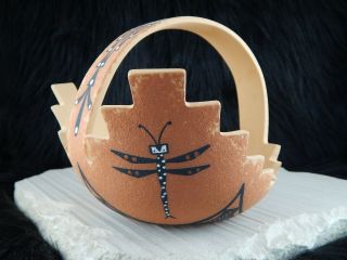 Zuni Pottery - Deldrick Cellicion - Zuni Handmade Pottery - Native American 8