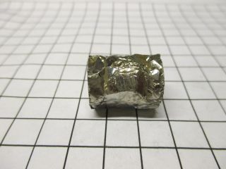 Zirconium Metal Crystal Bar Element Sample 30 - 33g Cut Piece 99.  81 Pure 3