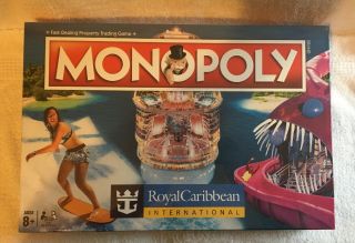 Royal Caribbean Very Rare Monopoly Board Game And