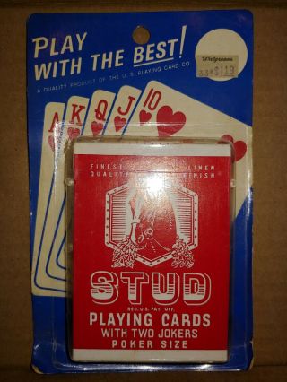 Stud Playing Cards Vintage