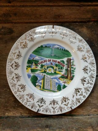 Vintage Fields Of The Wood Collectible Plate