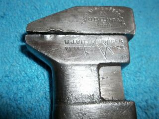 L & N RR RAILROAD ADJUSTABLE WRENCH WOOD HANDLE MADE BY THE LAMSON - SESSIONS CO. 3