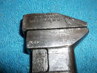 L & N RR RAILROAD ADJUSTABLE WRENCH WOOD HANDLE MADE BY THE LAMSON - SESSIONS CO. 4