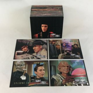 Star Trek The Next Generation Season 1 (1994) Complete Trading Card Set (1 - 108)