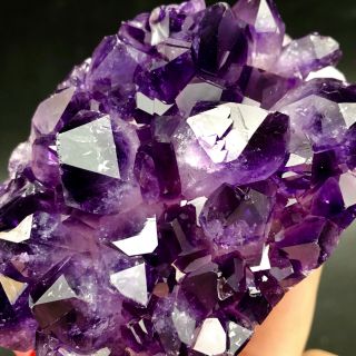 145G Museum Quality - natural Deep PurpleAmethyst Crystal Quartz Cluster/Brazil 6