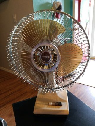 Vintage Galaxy Fan 2150 12 - Inch Oscillating 3 - Speed