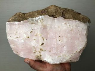 Aaa Top Quality Manganoan Calcite Rough 24.  5 Lbs From Afghanistan
