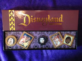 Disney 50th Anniversary Disneyland Haunted Mansion Lenticular Pin Set Le