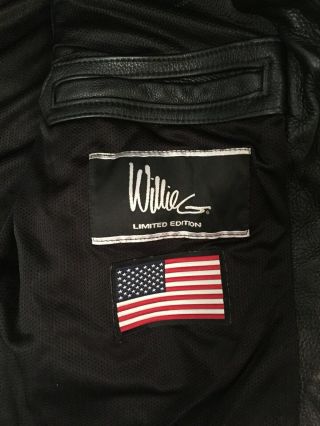 Harley Davidson Willie G Mens Wheel Jacket Was $1200