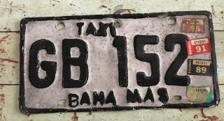 Bahamas “taxi” License Plate