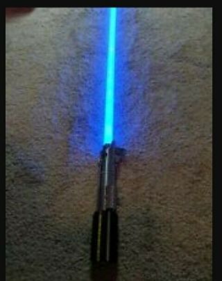 Master Replicas Star Wars Luke Skywalker Force Fx Lightsaber 2005 Blue Full Size