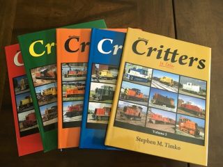 Morning Sun “critters In Color” Vol.  1,  2,  3,  4,  5 Timko,  Hc