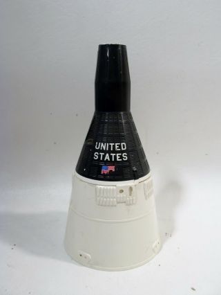 Vtg Nasa Contractor Mcdonnell Gemini Space Capsule Desk Model Topping Incomplete