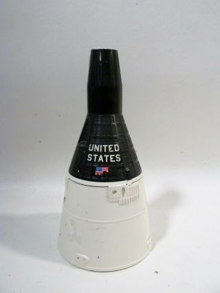 Vtg NASA Contractor McDonnell Gemini Space Capsule Desk Model Topping Incomplete 7