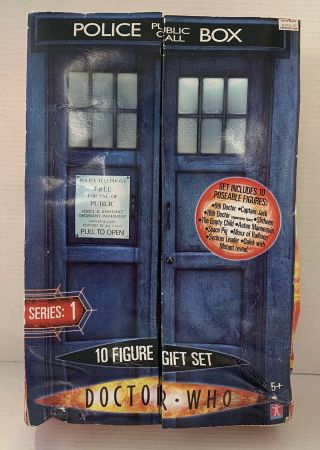 Doctor Who 10 Figure Set Series 1 Gift Set Complete Character Bbc 2006