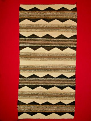 Sharp NAVAJO NAVAHO Indian Rug/Weaving.  Crystal Revival Period.  ExCond.  NR 3