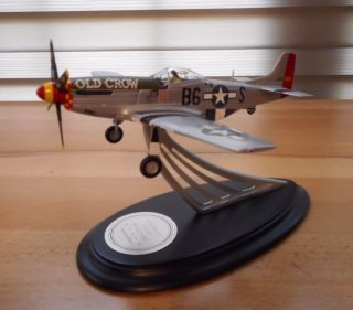 Franklin P - 51D Mustang Signature Edition Old Crow Bud Anderson Signed Auto 4
