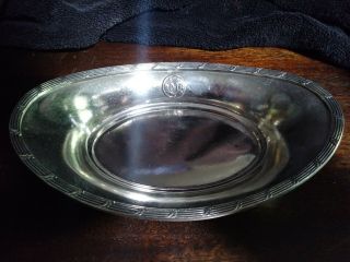 Matson Line Silver Plate 9 Inch Baker Bowl International Silver 1940