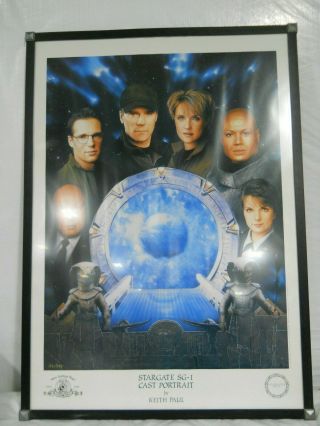 Stargate Sg - 1 Cast Portrait By Keith Paul Limited Ed.  135/795
