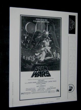 1977 Star Wars Pressbook 19 Pages L@@k