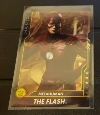Injustice Arcade Dave And Busters Card 93 Metahuman The Flash Foil Series 2