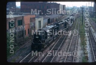 Slide N&w Norfolk & Western Alco Rs11 2564 & 2 Action Cleveland Oh 1973