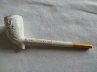 Roab Clay Pipe - Has Been Repaired & Signed