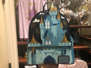 Disney Parks & Disneyland Loungefly Cinderella Castle Mini Backpack Bnwt