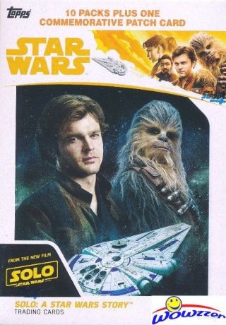 2018 Topps Solo: A Star Wars Story Exclusive Factory Blaster Box - Patch