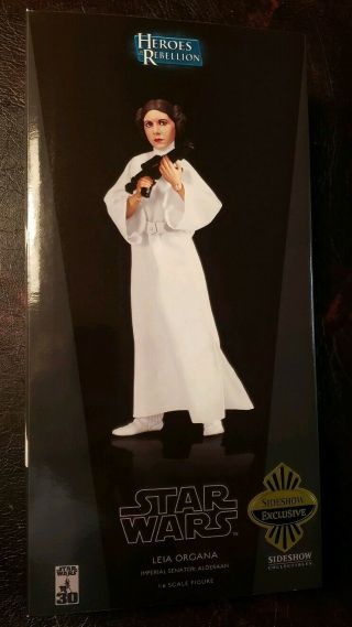 Princess Leia A Hope Sideshow Exclusive 1:6 Scale Star Wars Item 21311