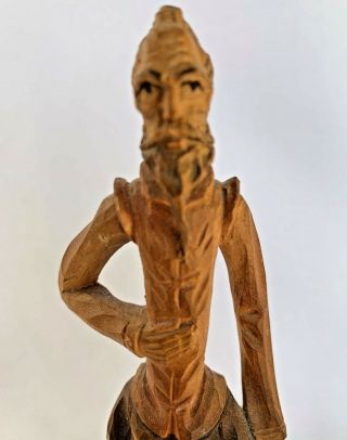 Wood Hand Carving Of Don Quixote