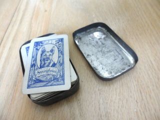 Vintage Small Deck Of Playing Cards Showing Strongheart The Wonder Dog