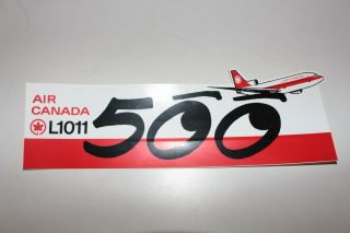 Vintage Air Canada Airlines Plane L1011 500 Sticker S5