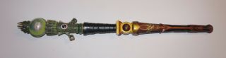 Black,  Red And Gold Magi Quest Wand From Great Wolf Lodge With Eyeball Top