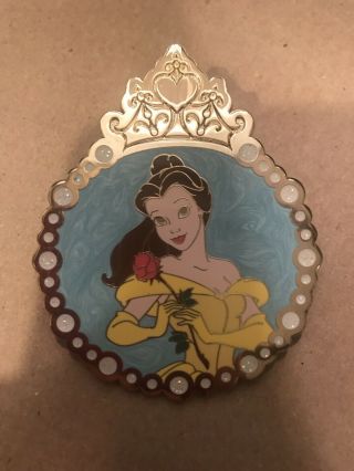 Disney Store.  Com - Pearl Medallion Princess Belle Beauty & The Beast Le 125 Pin