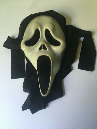 Scream Ghostface Mask Halloween Scary Easter Unlimited Hooded Rubber Costume