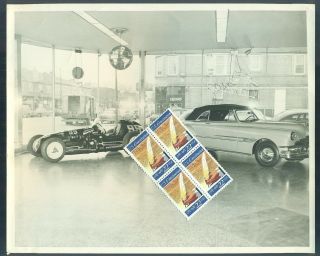 1950s Kurtis Kraft Offy Powered 99 Belanger Special In Chrysler Showroom Photo