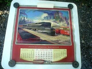 1945 Pennsylvania Railroad  Power  Calendar Prr