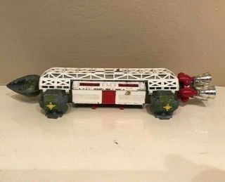 Rare Space 1999 Eagle Transporter Green Ship Dinky Toys Diecast Metal W/pod