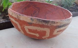 1200ad Unusual St Johns Polychrome Anasazi Pueblo Pottery Pre - Columbian No Resto